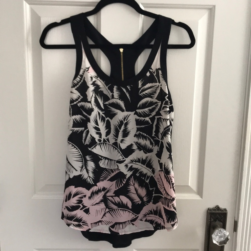 Express Zipper Racerback Blouse